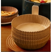 100 Pcs Papel Forro Air Fryer Antiaderente Forma Antiaderente Descatavel