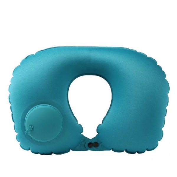 Travesseiro De Viagem Avião Inflável Super Leve Portátil Pescoço U-Forma Automática Inflável Cervical Travesseiro