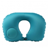 Travesseiro De Viagem Avião Inflável Super Leve Portátil Pescoço U-Forma Automática Inflável Cervical Travesseiro