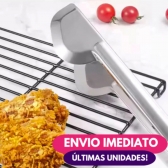 Pegador Universal Liso Inox 24cm Salada Carne Churrasco