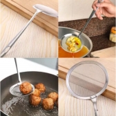 Concha Peneira Tela Fina Coador Pegador Fritura 9cm