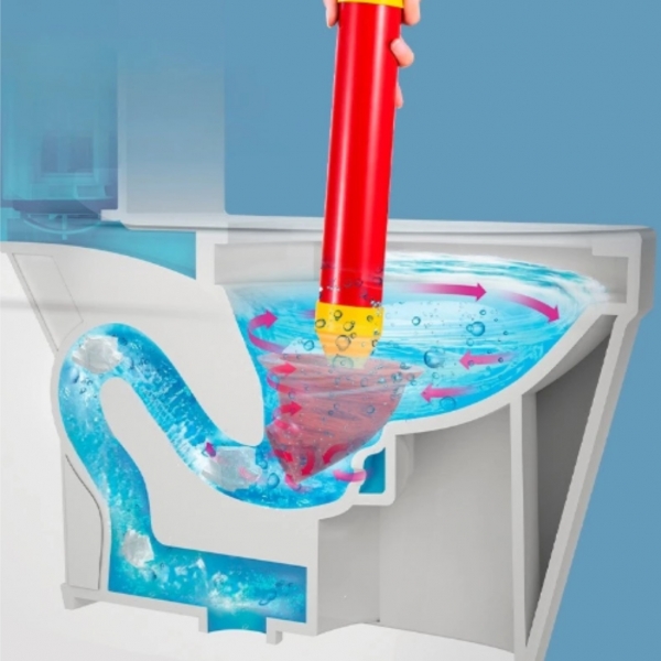 Kit Desentupidor Manual De Pia Vaso Ralo Cano Esgoto E Lixeira 15l Cesto Pedal Lixo Banheiro Resistente Escritório