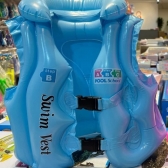 Colete De Natação infantil Liso, Terno Inflável Praia/Piscina Diversão TAMANHO P