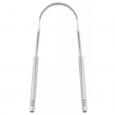 Limpador Raspador De Língua Em Aço Inox Para Higiene Bucal