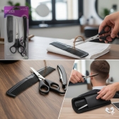 Kit Cabeleireiro Barbeiro Profissional 3 Peças