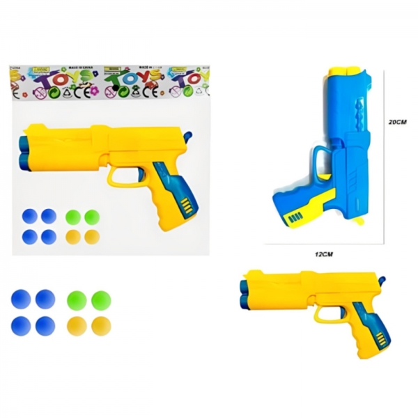 Brinquedo Infantil Lança Dardos Espuma E Bolinha