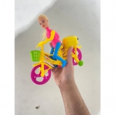 Boneca Com Bicicleta Ciclista Pedala Brinquedo