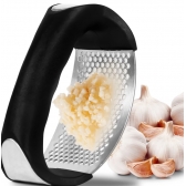 Espremedor Amassador Triturador De Alho Inox Manual Cozinha Garlic Press