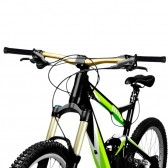 Manopla Punho Gios Bike Gi-075a 150mm Flange Bmx Wheeling Preta