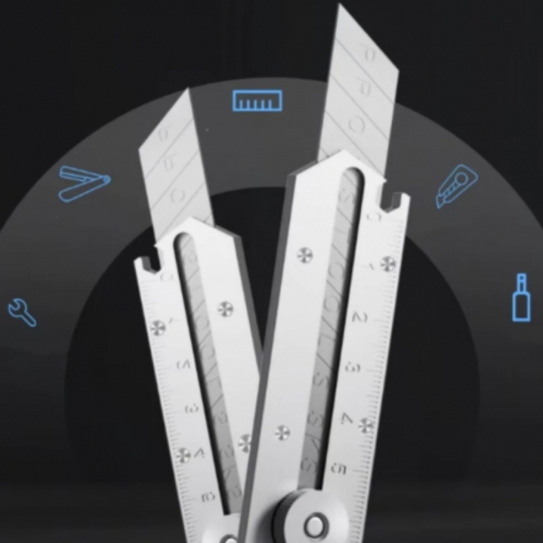 Estilete Profissional 18mm Com Trava Aço Inox Maciço