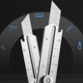 Estilete Profissional 18mm Com Trava Aço Inox Maciço