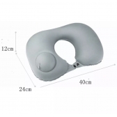Travesseiro De Viagem Avião Inflável Super Leve Portátil Pescoço U-Forma Automática Inflável Cervical Travesseiro