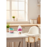 Copo de Transição Baby 220ml com Alças Laterais e Bico Macio - Ideal para Aprendizado