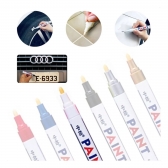 Caneta Branca Pintura Reparadora Tira Riscos Carro Moto