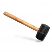 Marreta De Borracha 27Cm Preta 43Mm Emborrachada