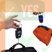 Balança Portátil Para Mala Bagagem Viagem Peixe 50Kg Digital