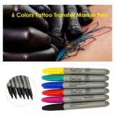 Caneta Marcador Permanente 6 Cores