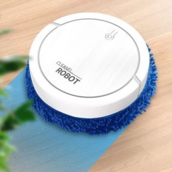 Robô De Limpeza Mop Simula Pano E Seca Baixo Ruído Robozinho