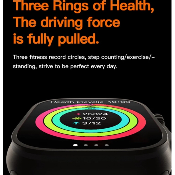 Relógio T800 Ultra Smart Watch Série 8 Monitor De Temperatura Corporal Bluetooth