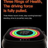 Relógio T800 Ultra Smart Watch Série 8 Monitor De Temperatura Corporal Bluetooth