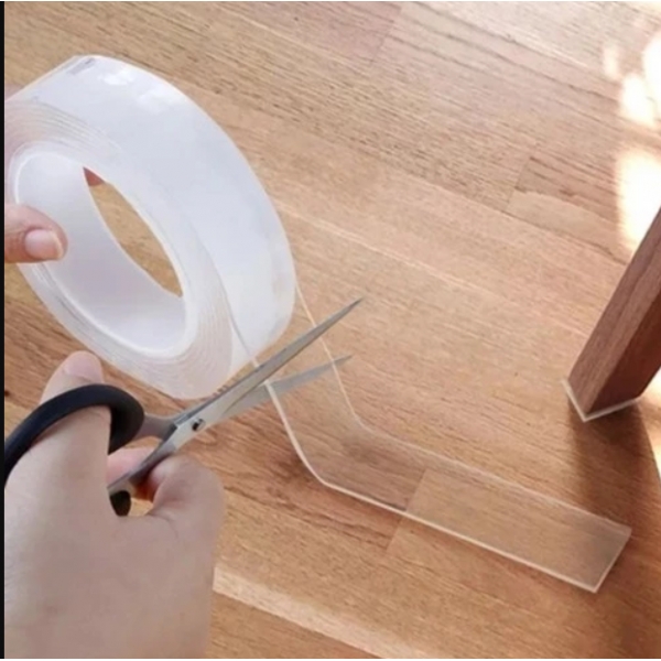 Fita Magica Dupla Face Super Forte Lavável Gel Auto Colante Lucky Bazar