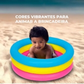 Banheira Piscina Inflável 88 L Piscina Para Crianças 3 Anéis
