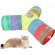 Brinquedo túnel para gatos Y com pelúcias – fácil de guardar cachorro