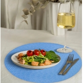 Jogo Americano Sousplat Redondo Jantar Mesa Posta 4 UNIDADES 38cm