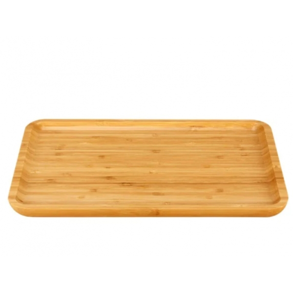 Bandeja de Bambu Petisqueira Retangular - Cozinha - Servir Petiscos