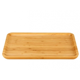 Bandeja de Bambu Petisqueira Retangular - Cozinha - Servir Petiscos