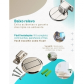 Trava Porta Magnético Inox Prendedor Fixador Segurador Imã