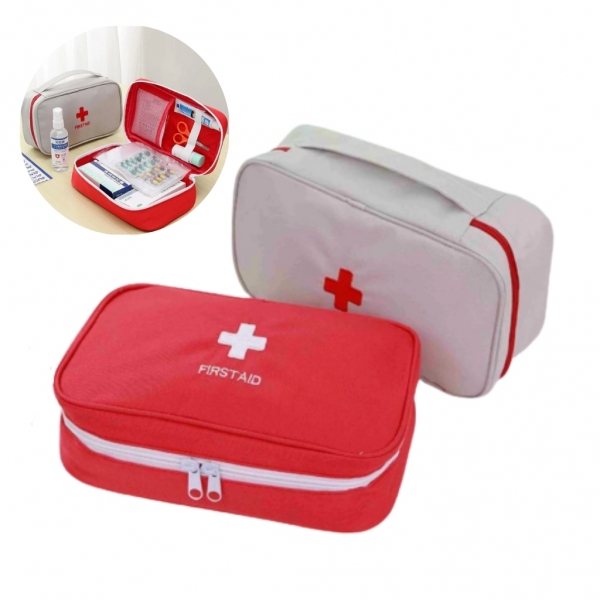 Necessaire Primeiros Socorros Porta Remédio Kit Viagem