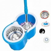 MOP INOX Giratorio (13 LITROS GRANDE) CABO FLEXIVEL SUPER ABSORVENTE Envio Aleatorio