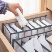 Kit 3 Organizadores De Gaveta Dobrável Sutiã Cuecas Calcinha