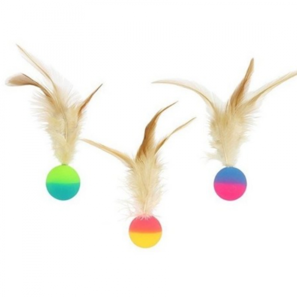 BOLA PLUMA PULA PULA PARA GATO