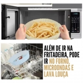 Forma Silicone para Air Fryer Assadeira Cesto Fritadeira Elétrica De 20cm