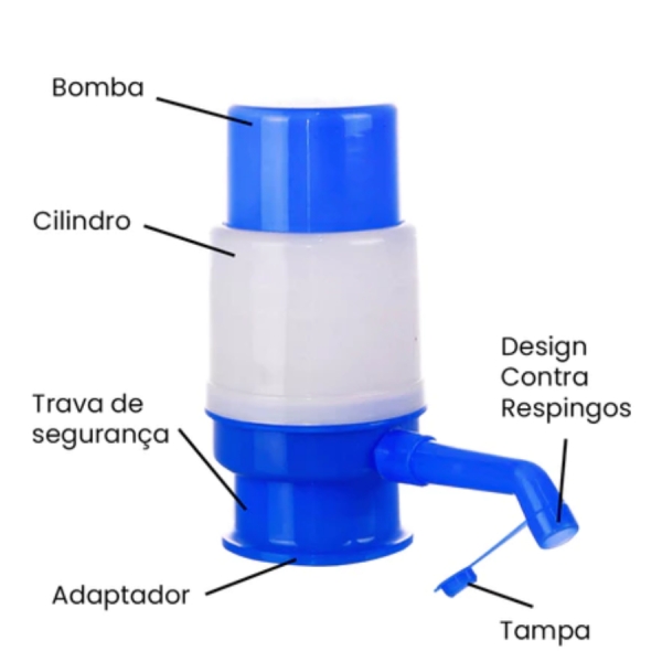 Bomba Manual Para Galão Garrafão Bebedouro De Água Pressão