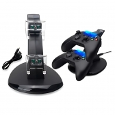 Base Carregador 2 Controles Xbox One S X Suporte Torre Duplo