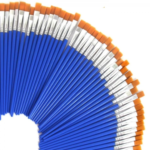 Kit 6 Conjunto De Pincéis Para Pintura Artistica Acrílicos