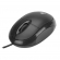 Mouse Óptico Ergonômico C/ 1000 Dpi Plug And Play 5+ Office Cor Preto