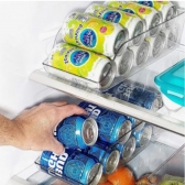 Organizador Porta Latas Acrílico P Geladeira Armários Ordene