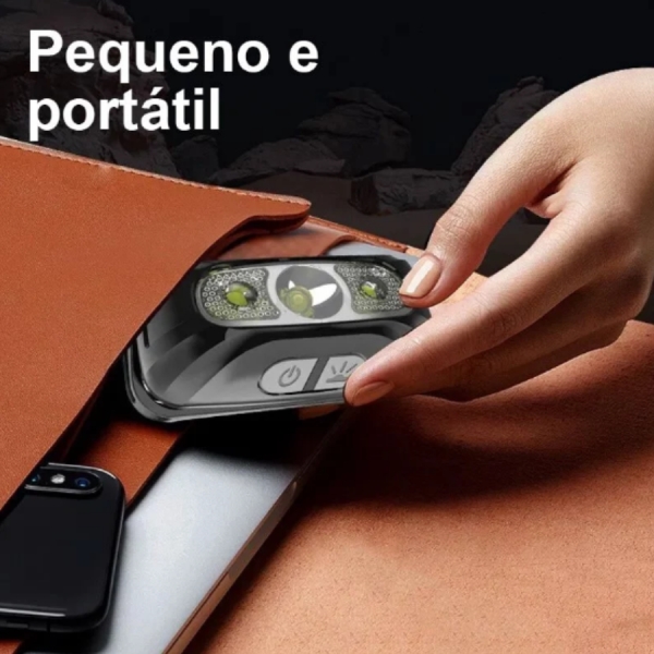 LANTERNA CABEÇA LED REGARREGÁVEL