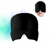 Touca Térmica Terapêutica P/ Alívio Natural Da Dor De Cabeça preta