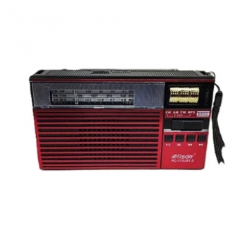 Rádio Retrô Vintage Portátil A Pilha E Tomada Am Fm Sw Pendrive Com Sd Usb