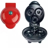 Mini Máquina De Donuts Elétrica 3 Furos Rápido 110V