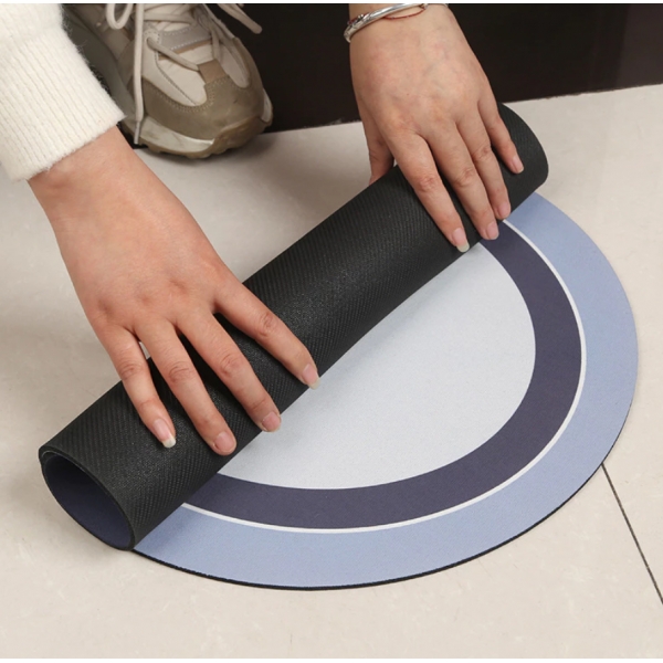 Tapete Banheiro Antiderrapante Absorvente de Secagem Rápida