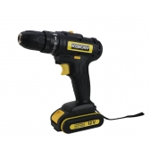 PARAFUSADEIRA E FURADEIRA 1350 RPM A BATERIA LI-ION C/ MALETA ACESSORIOS 12V -110/220V