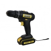 PARAFUSADEIRA E FURADEIRA 1350 RPM A BATERIA LI-ION C/ MALETA ACESSORIOS 12V -110/220V