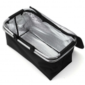 Cesta Térmica Bolsa Grande Dobrável Cooler Praia Lanche Piquenique Camping Bebidas 30 Litros