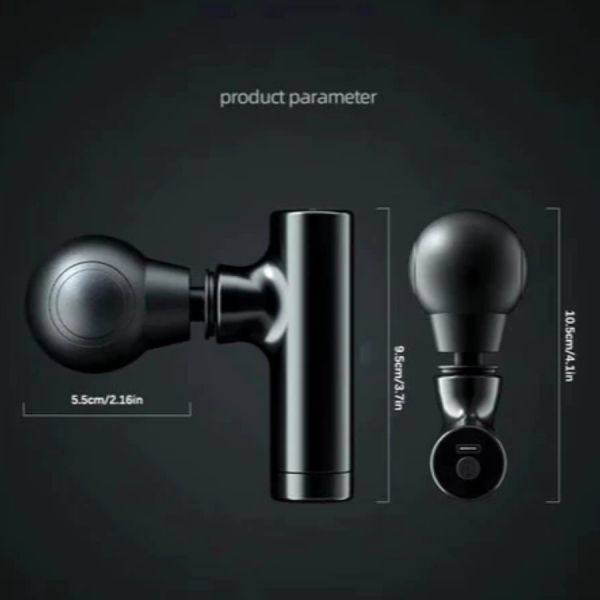 Mini Massageador Elétrico Recarregável Massagem Corporal